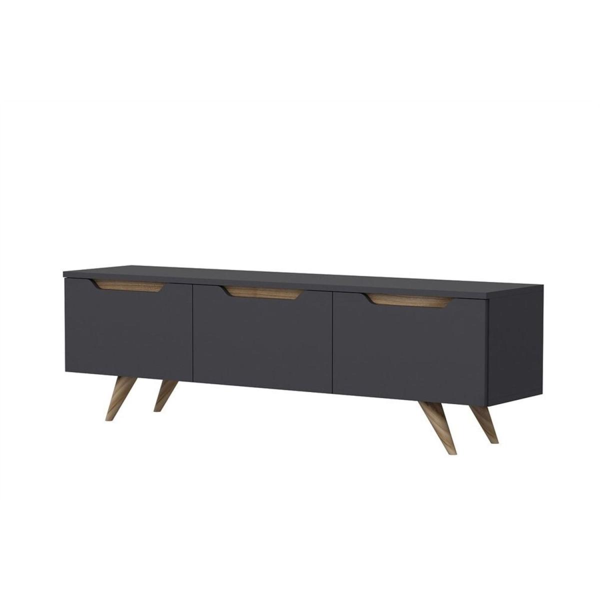 Prague TV Unit - Walnut, Anthracite – image 11