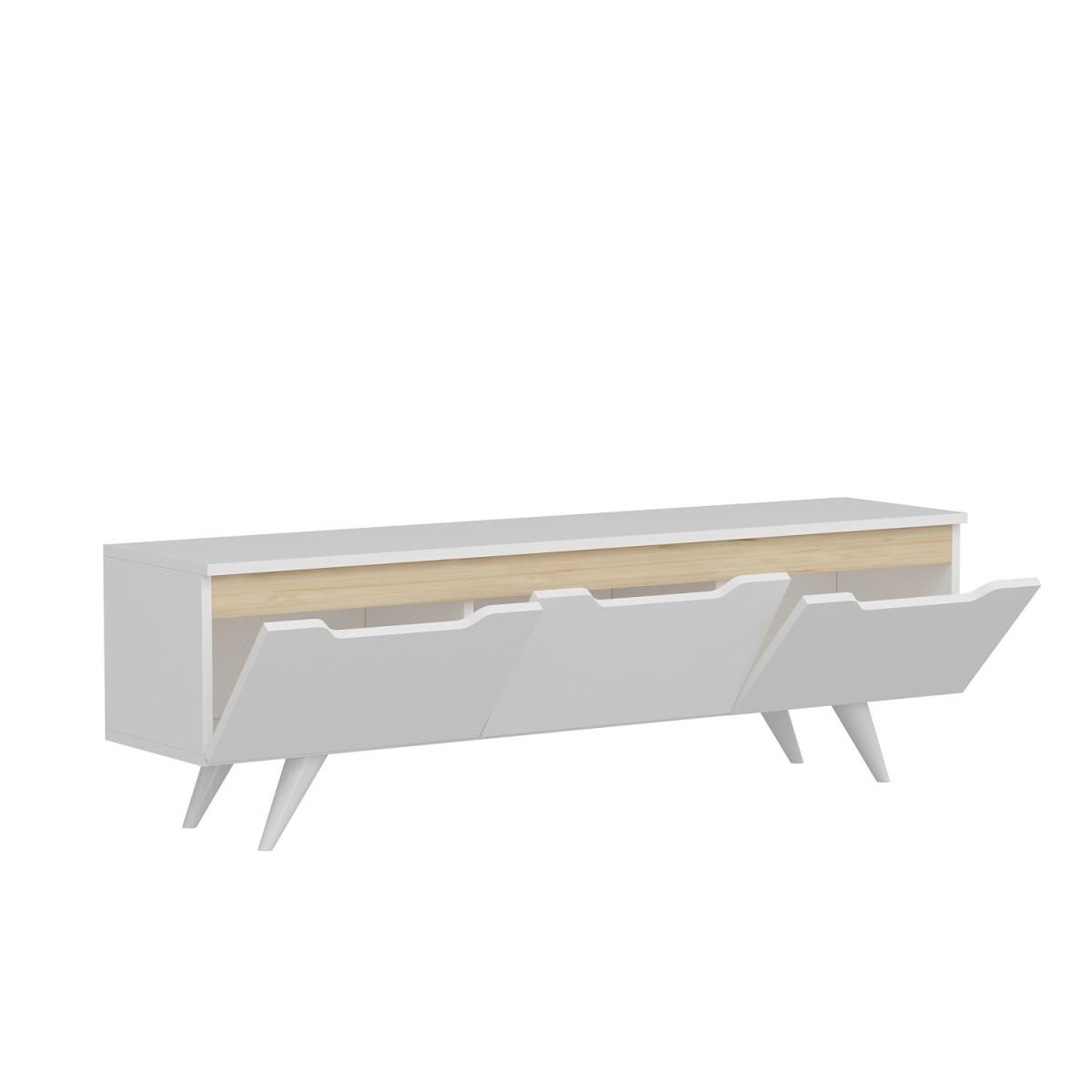 Prague TV Unit - Walnut, Anthracite – image 3