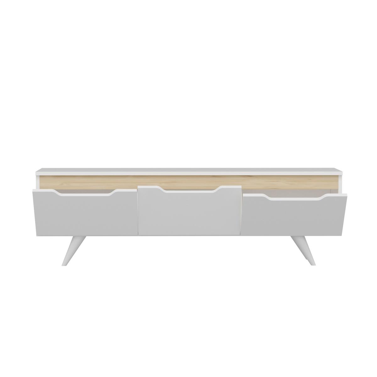 Prague TV Unit - Walnut, Anthracite – image 7