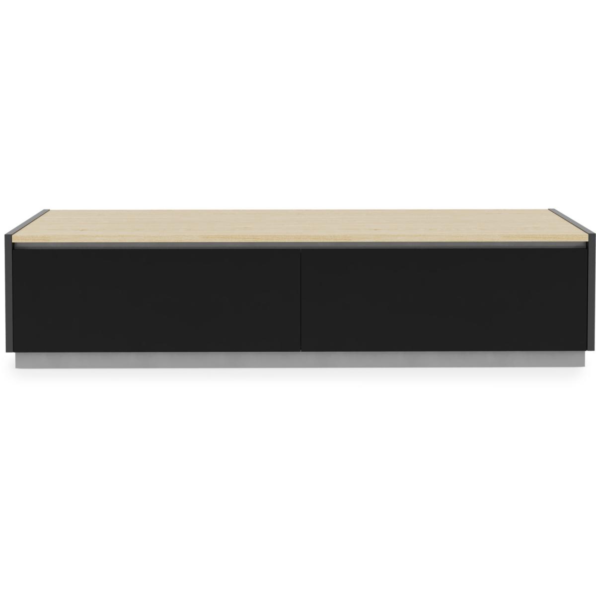 Alphason Horizon Reversible 1600mm TV Stand  - BLACK/LIGHT OAK/WALNUT – image 4