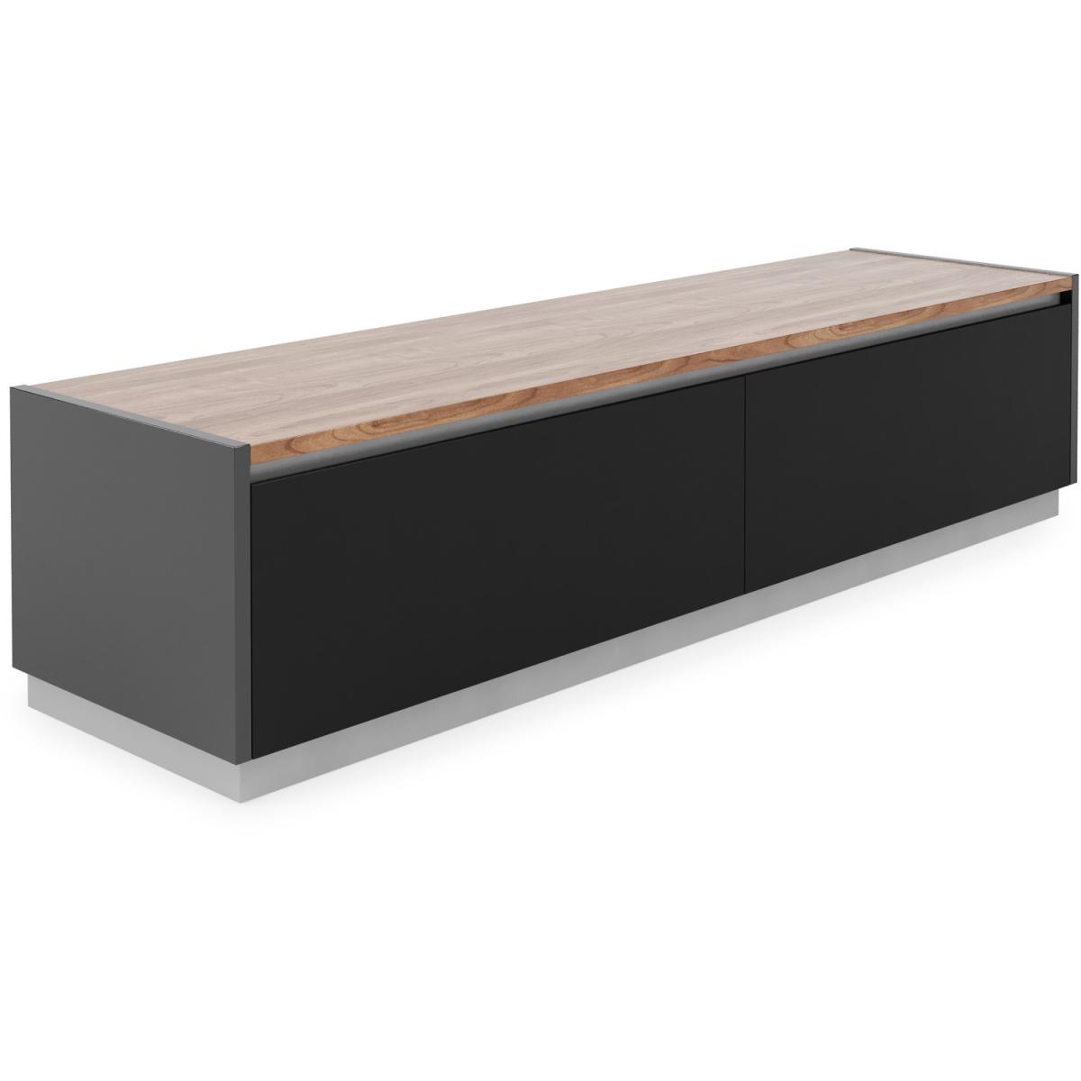 Alphason Horizon Reversible 1600mm TV Stand  - BLACK/LIGHT OAK/WALNUT – image 6