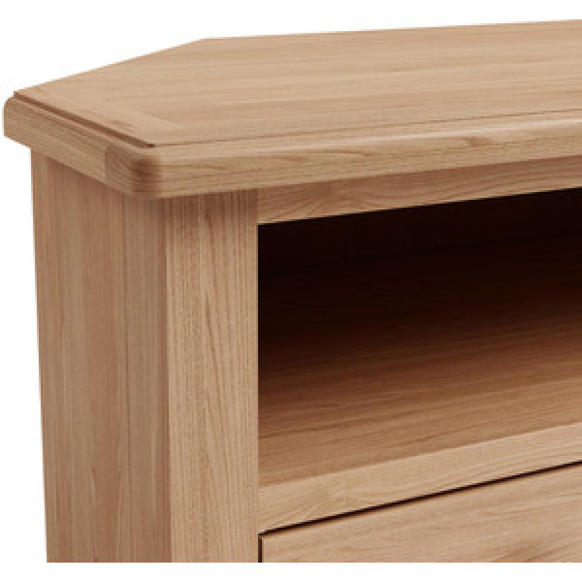 Bisbrooke Country Corner TV Unit - Medium Oak – image 7