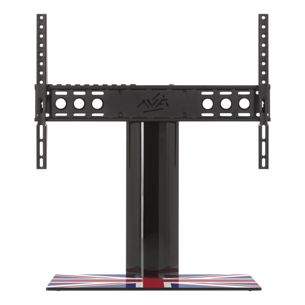UK Flag Table Top TV Standbase - Black / 73.1cm – image 3