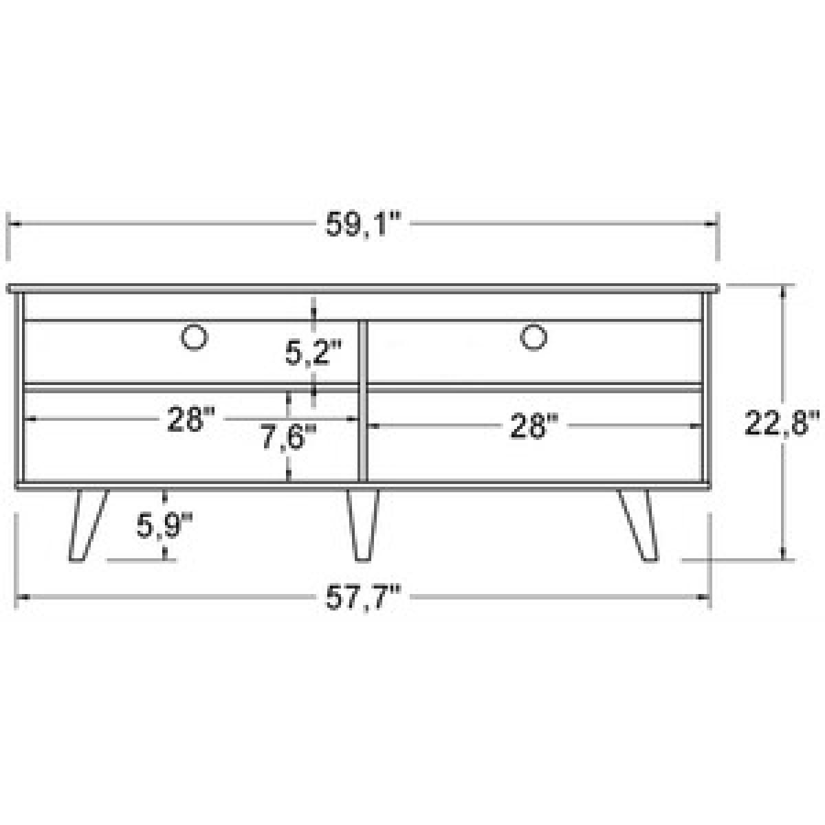 Osuna TV Stand - Black – image 7