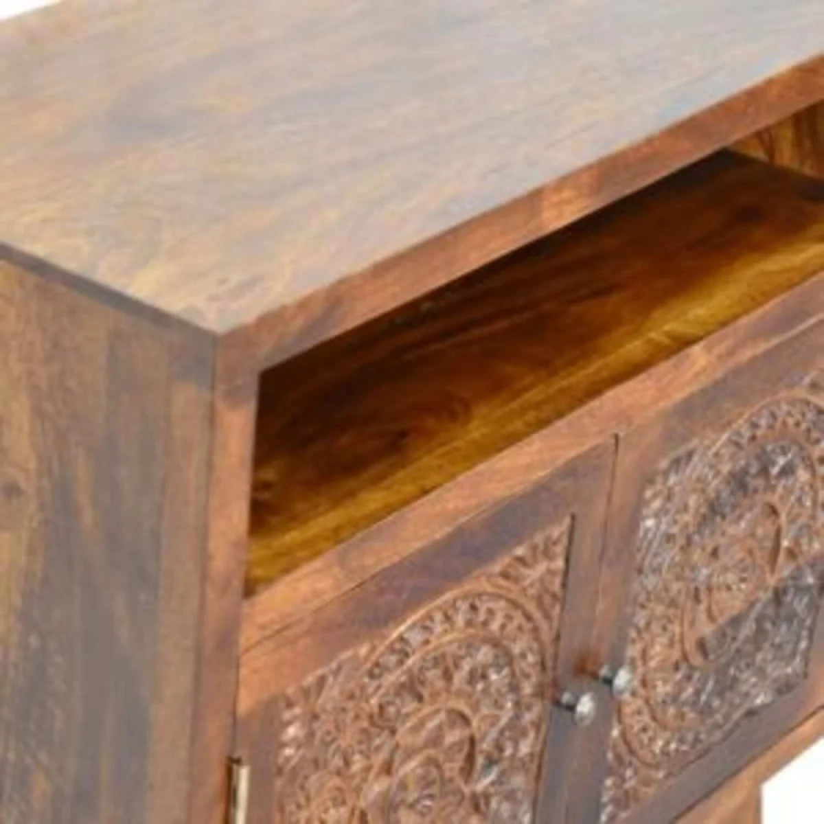 Talloires Chestnut Mango Wood Media Cabinet - Brown – image 5