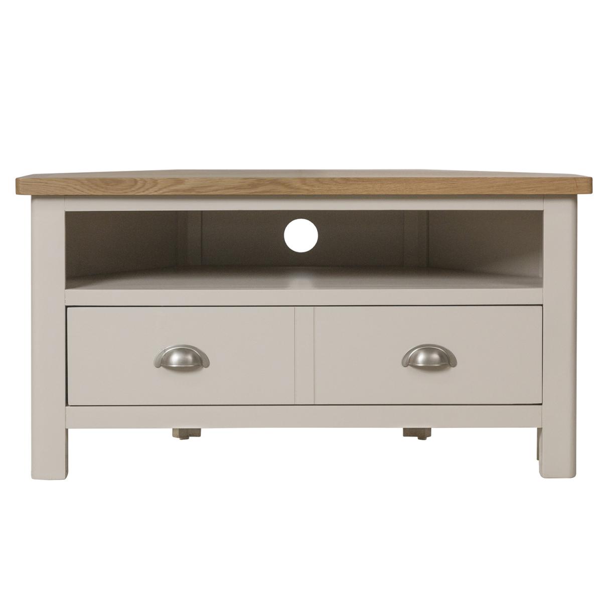 Cambridge Corner TV Unit - Dove Grey – image 3