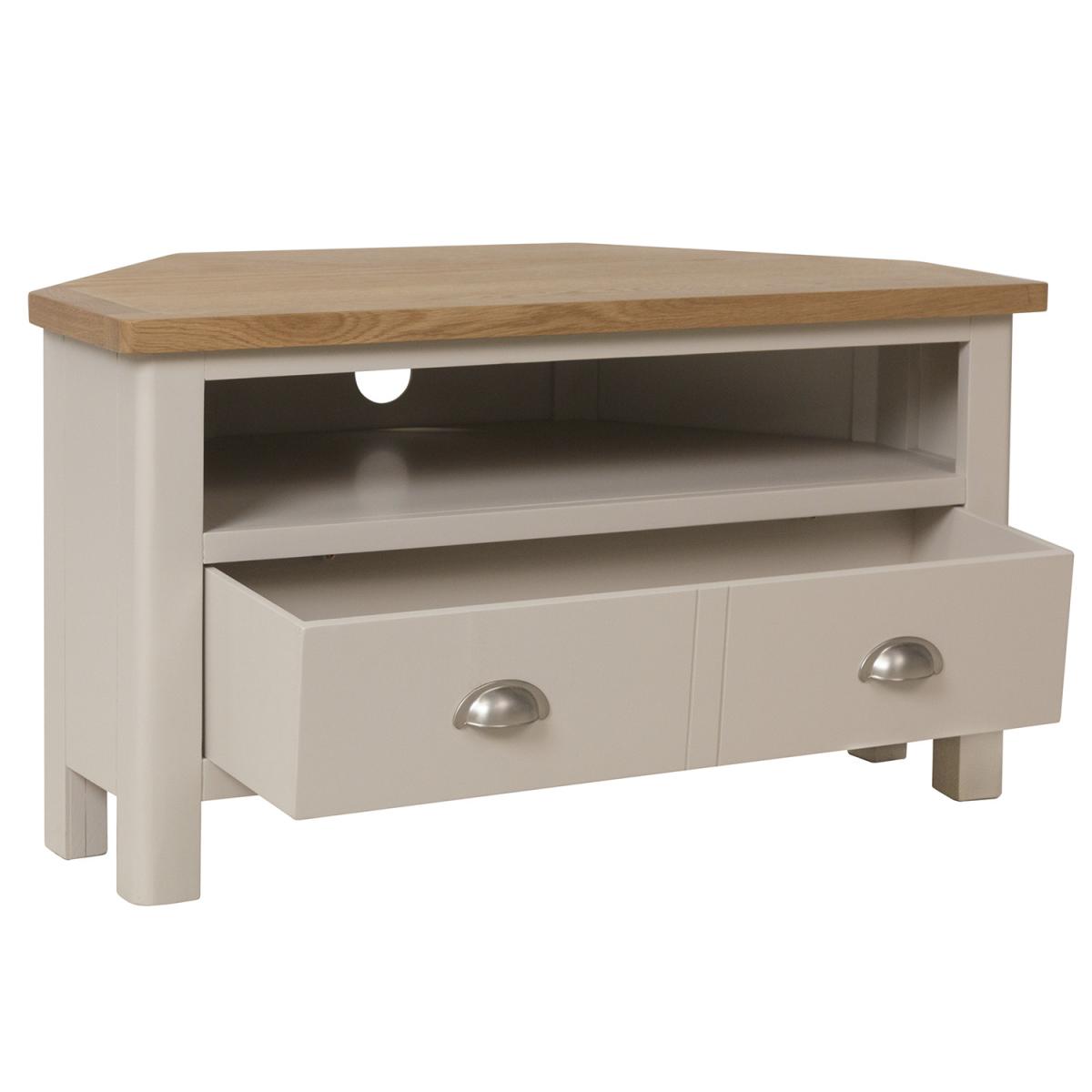 Cambridge Corner TV Unit - Dove Grey – image 4