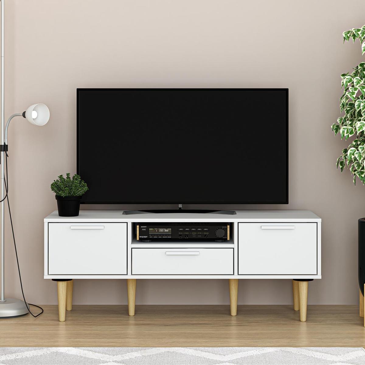 Corby TV Unit - White