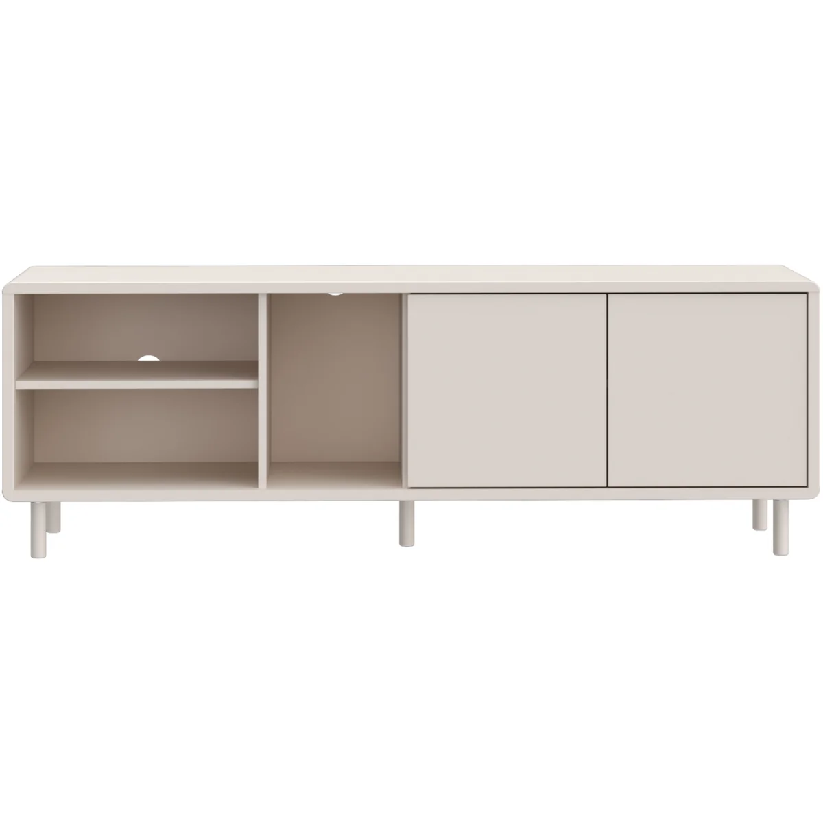 Playly TV Unit with Open Shelving and 2-Door Storage in Sand - Sand – image 3