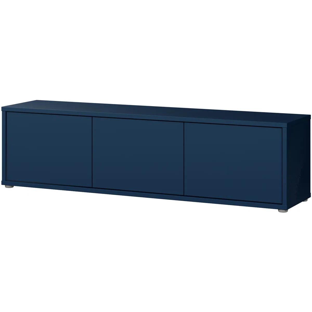Alice Springs Wide TV Cabinet with 3 Doors Push-Open in Taupe - Butter Yellow – image 43