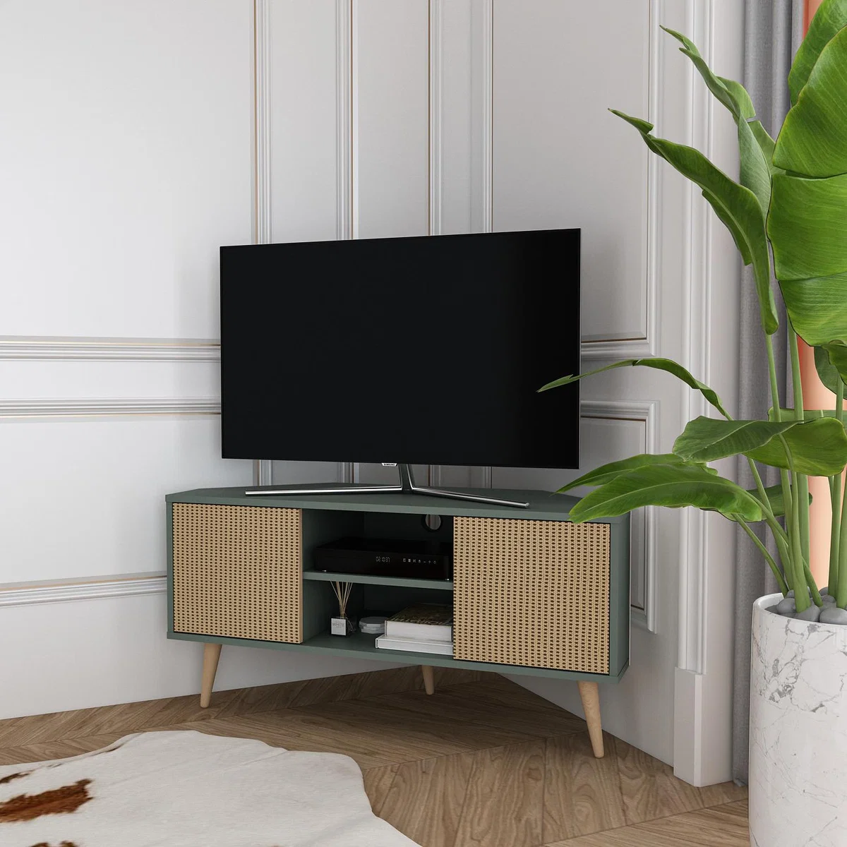 Lesson Corner TV Unit - Silva / Hazeran