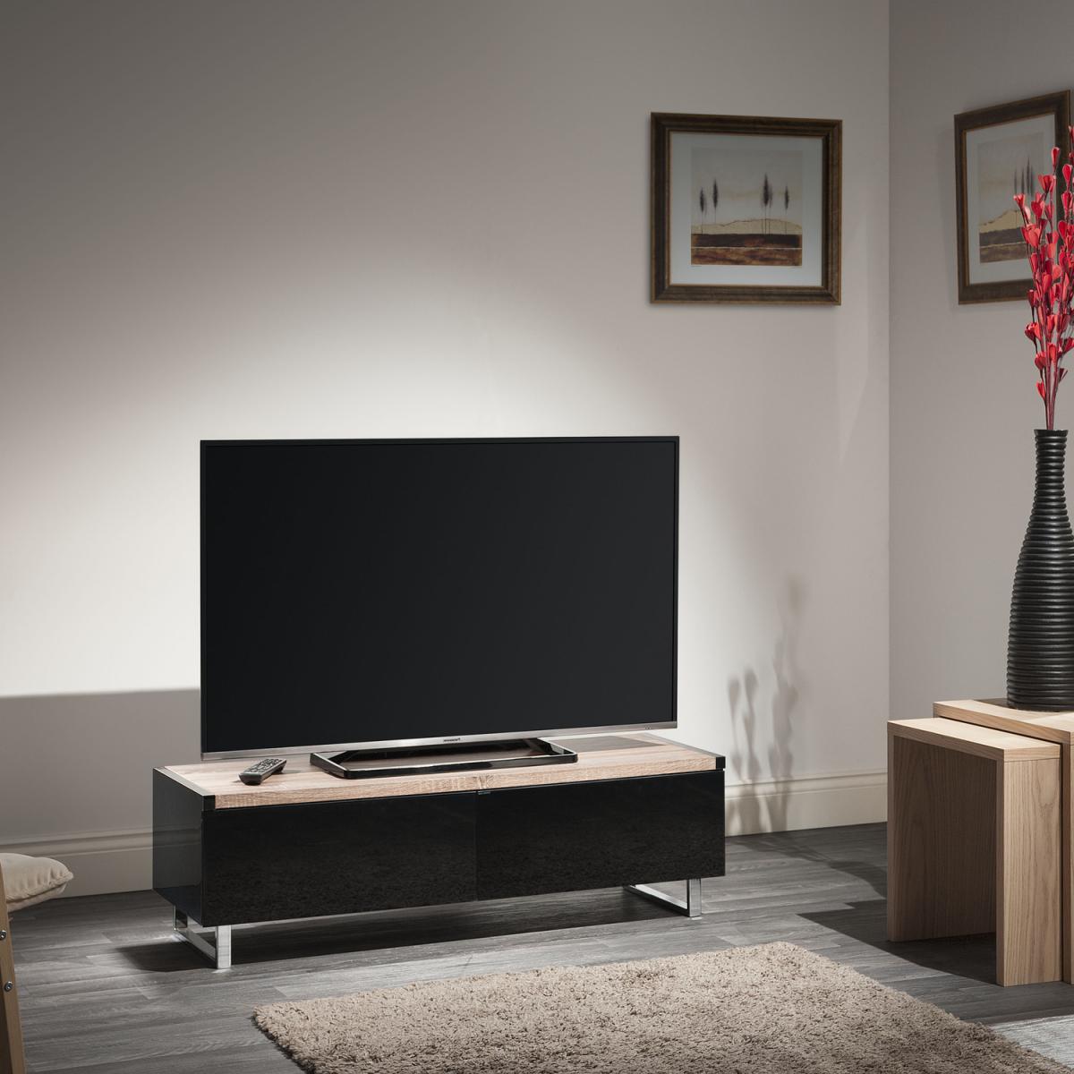 Panorama Reversible Top 1.2 TV Stand - Black – image 3