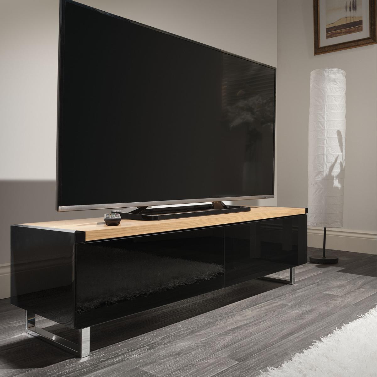 Panorama Reversible Top 1.2 TV Stand - Black – image 4