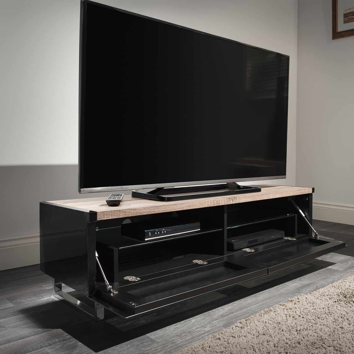 Panorama Reversible Top 1.2 TV Stand - Black – image 5