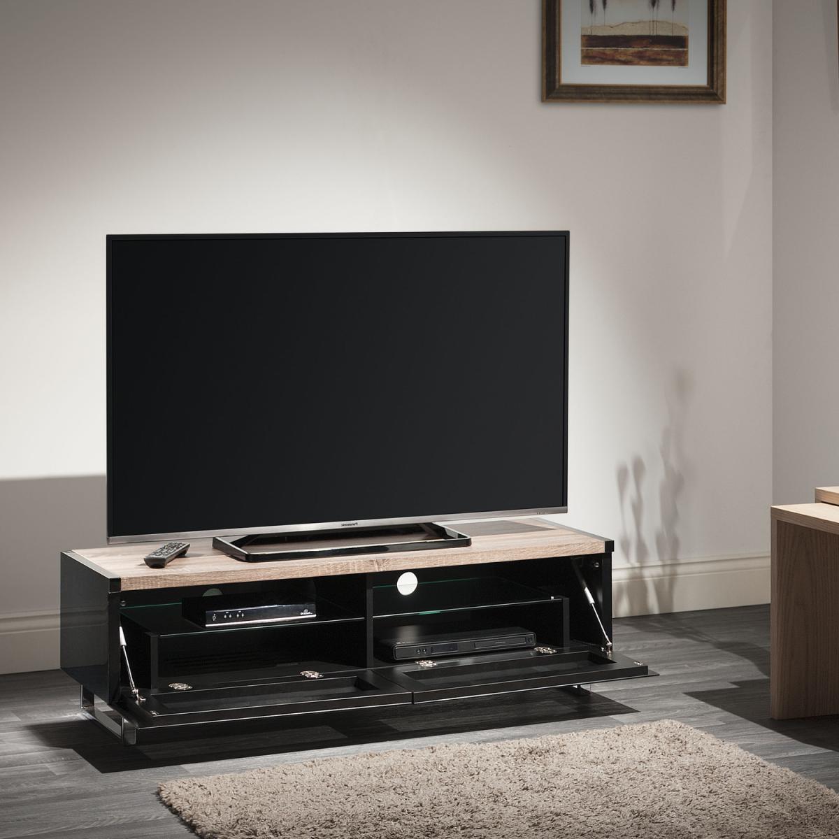 Panorama Reversible Top 1.2 TV Stand - Black – image 6