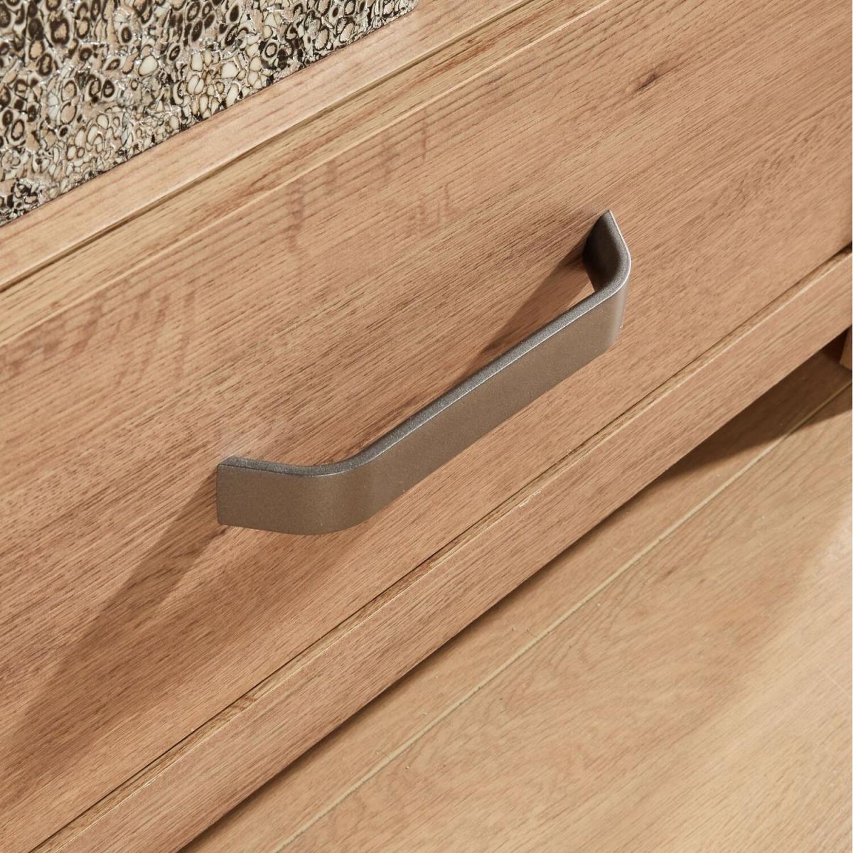 Huntingdon 2 Drawer Small TV Storage Unit - Natural - Natural – image 4
