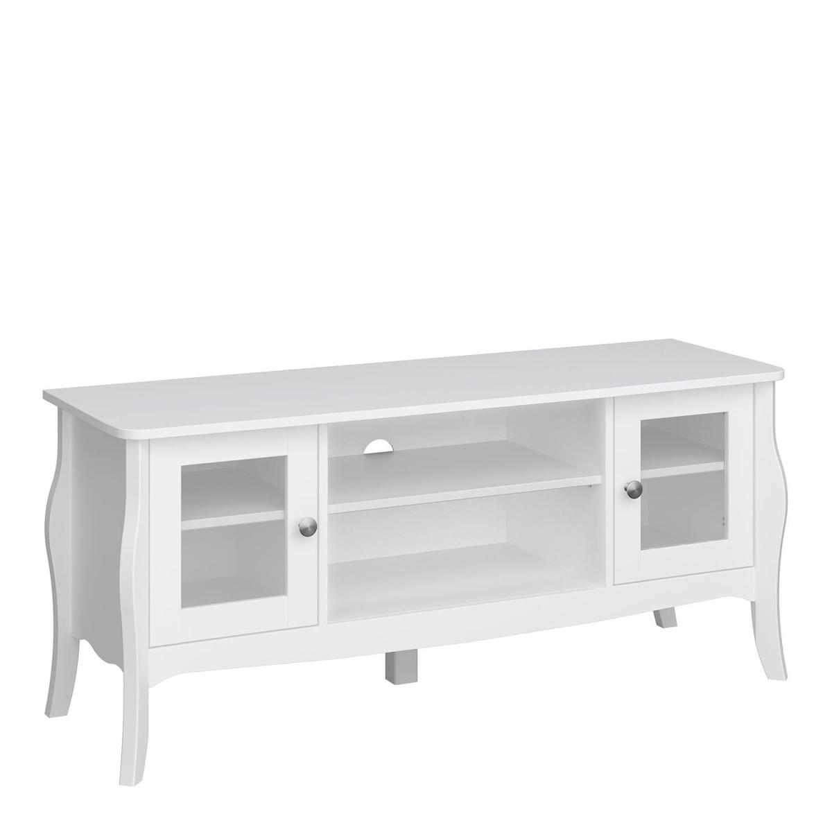 Baroque Narrow 2-Door 2-Shelf TV Table – image 2