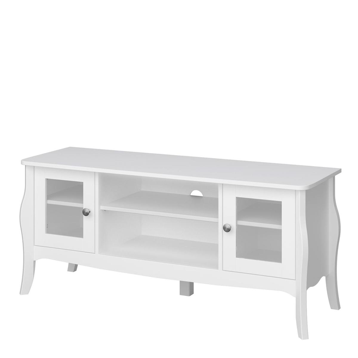 Baroque Narrow 2-Door 2-Shelf TV Table – image 4
