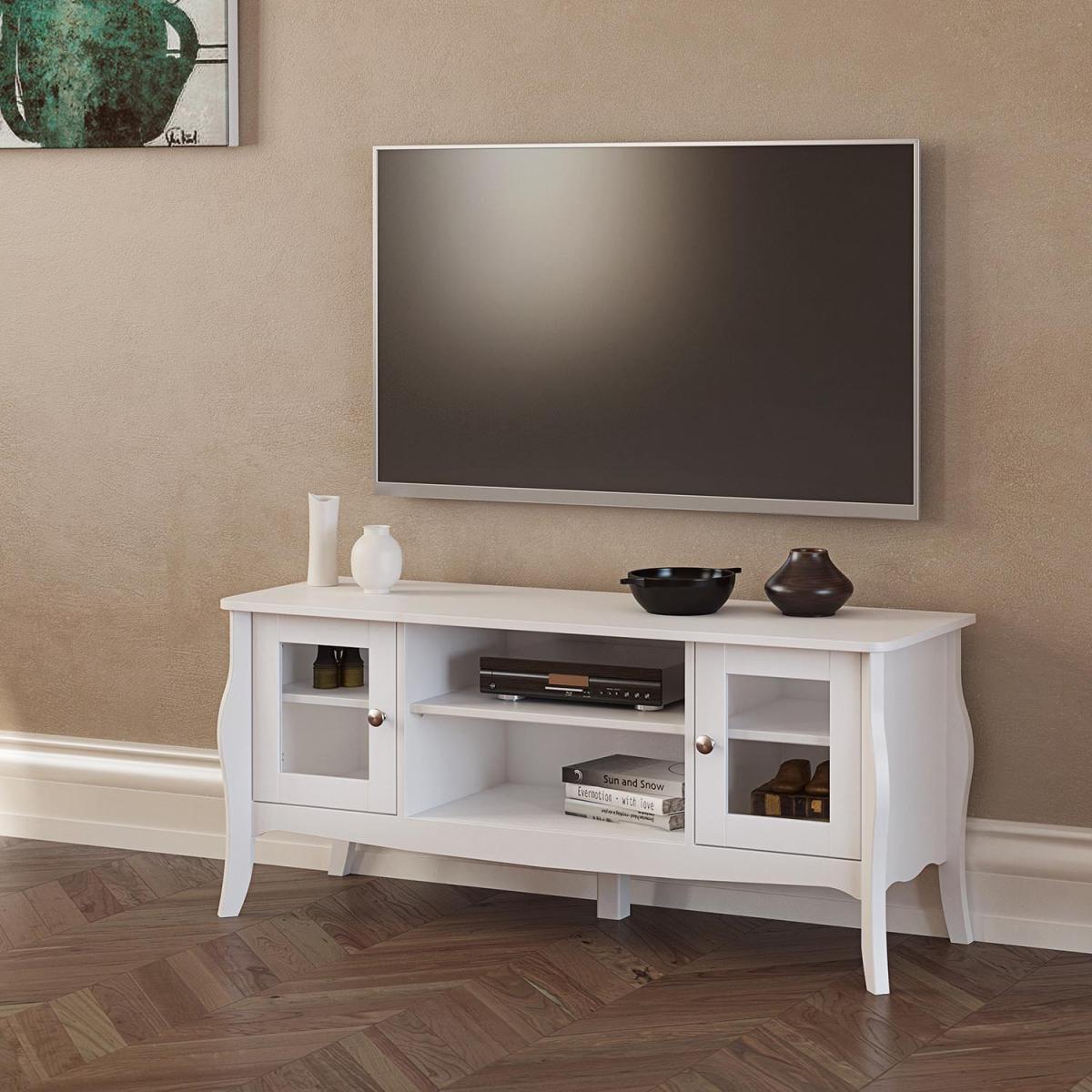 Baroque Narrow 2-Door 2-Shelf TV Table – image 5