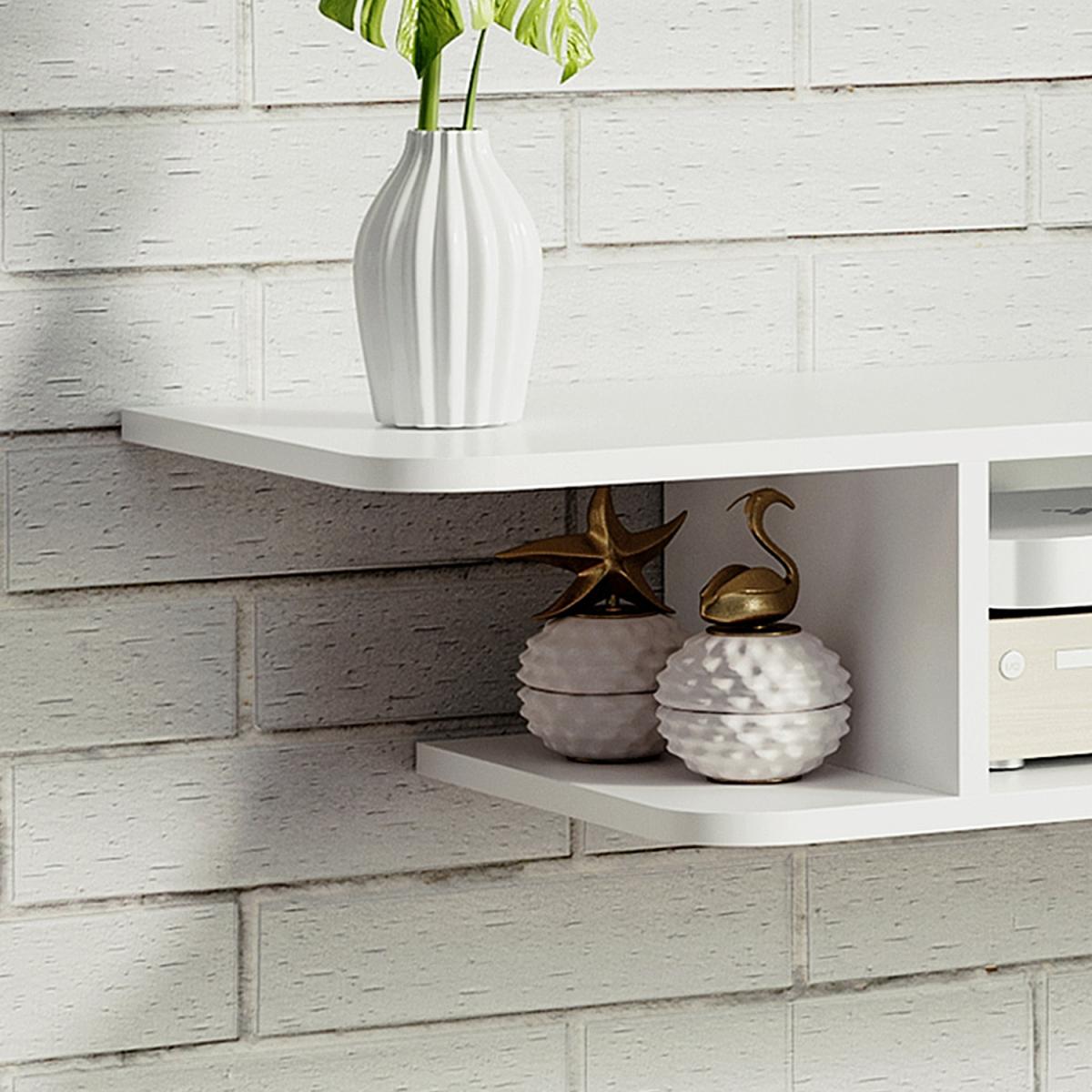 Floating TV Unit Stand for TVs up to 40" - White – image 6