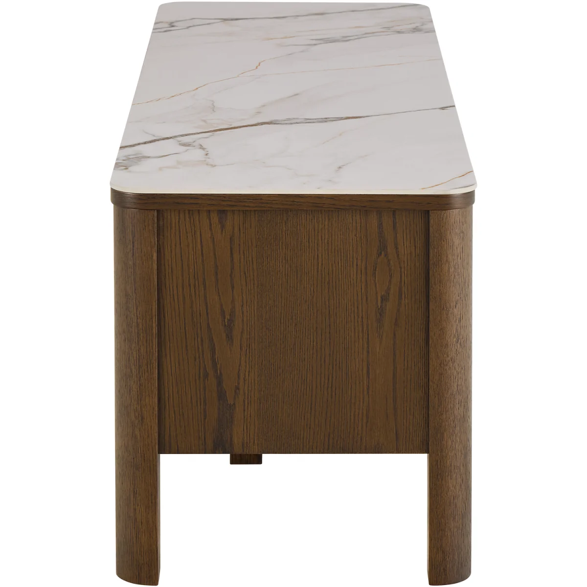 Southampton TV Unit 2 Doors 1 Shelf in Ceramic Cream - Cream Ceramic – image 5