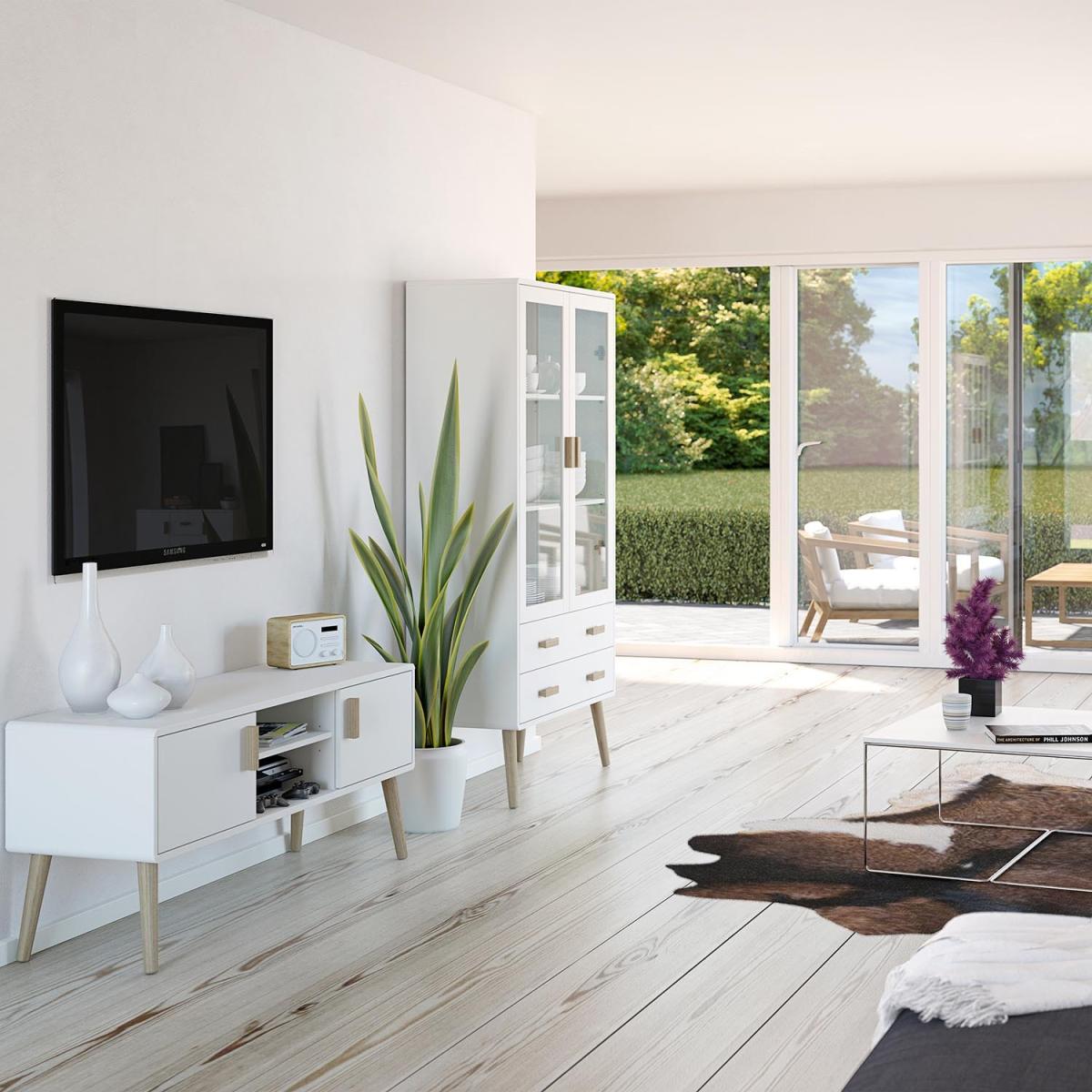 Pavona TV Table - White – image 4