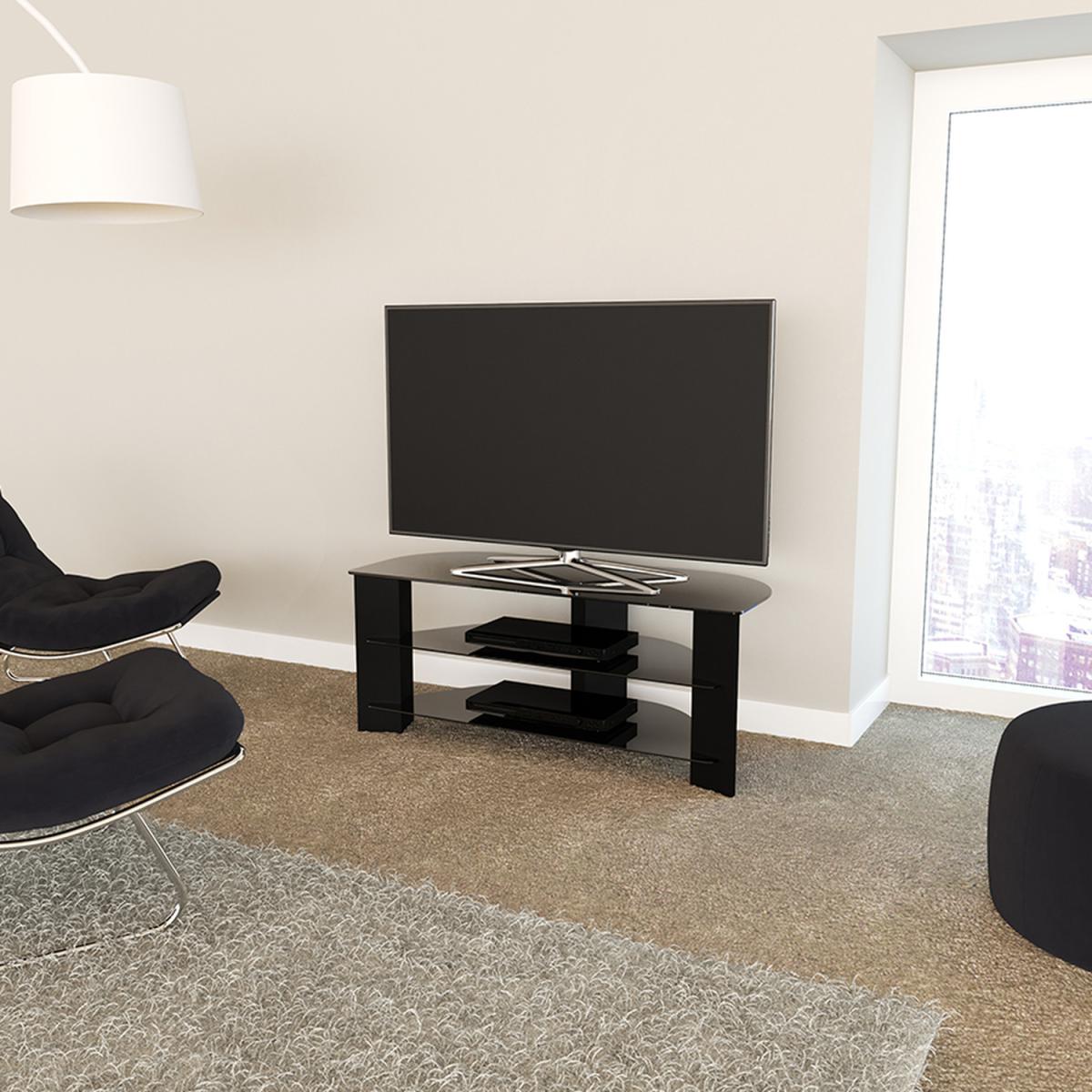 Varano 1.1m Corner TV Stand - Black – image 5