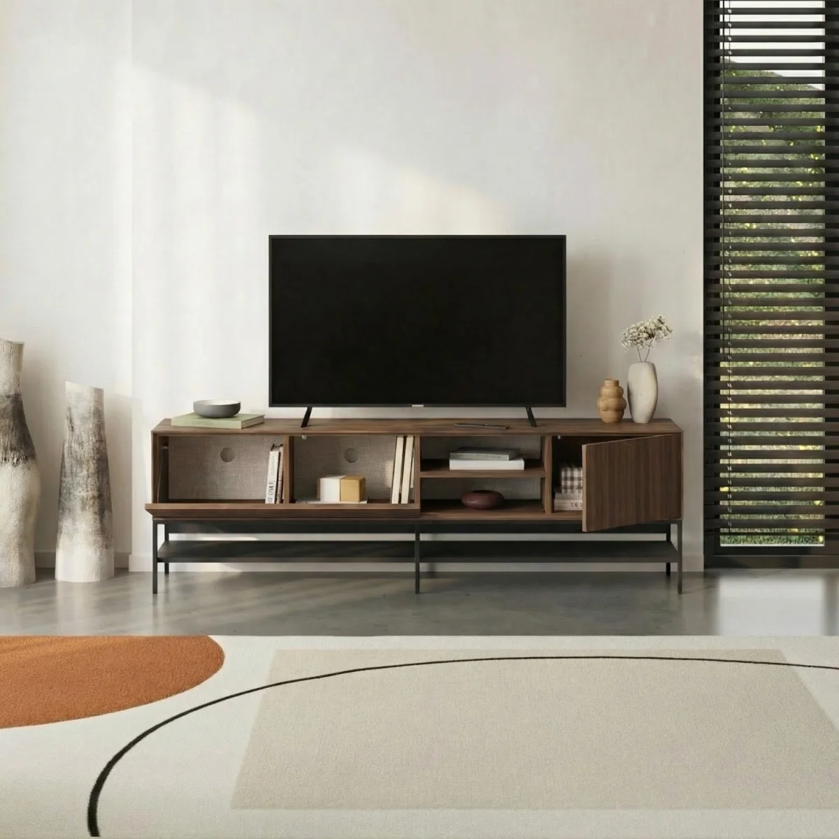 Amira 180cm TV Stand - Natural Oak – image 3
