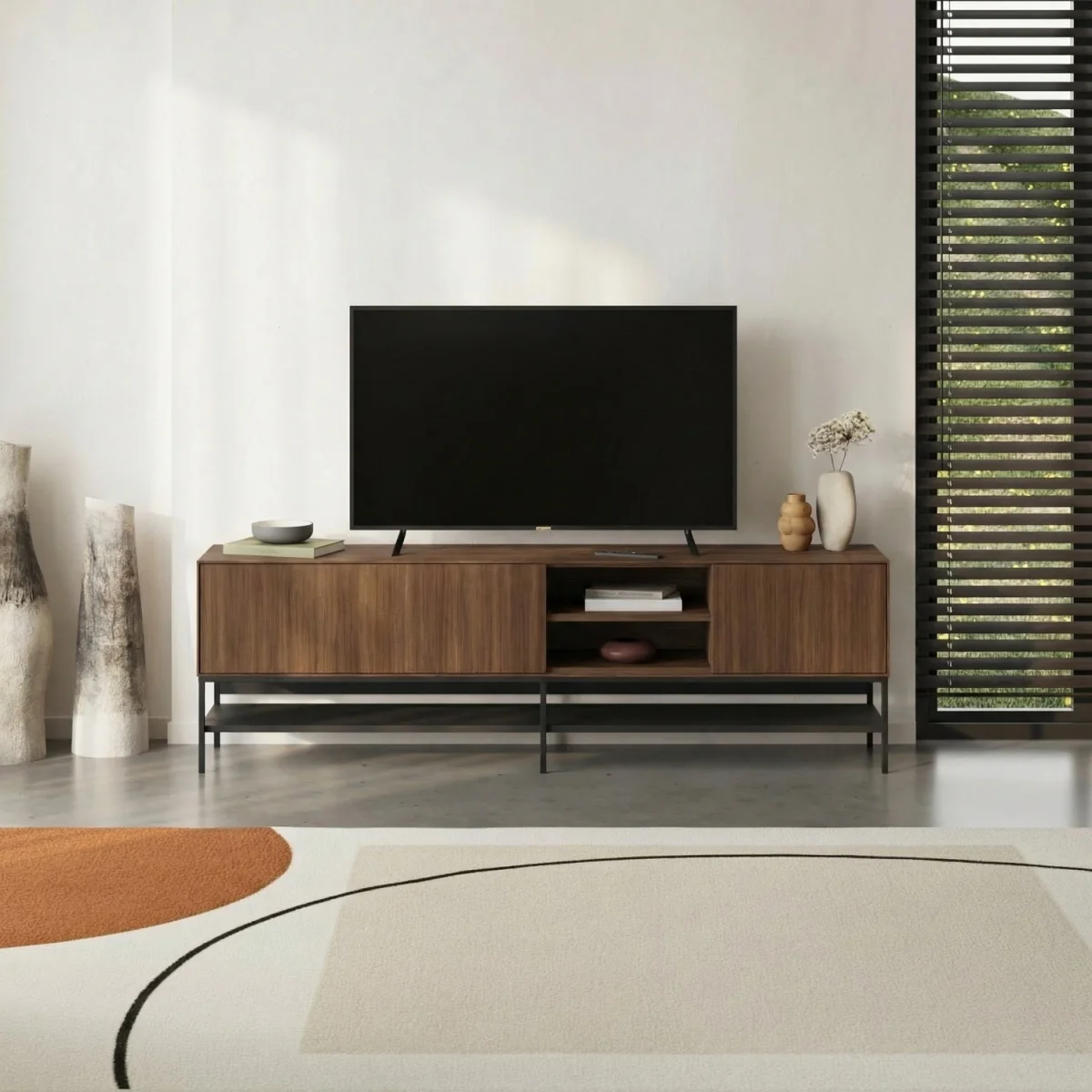 Amira 180cm TV Stand - Natural Oak – image 4
