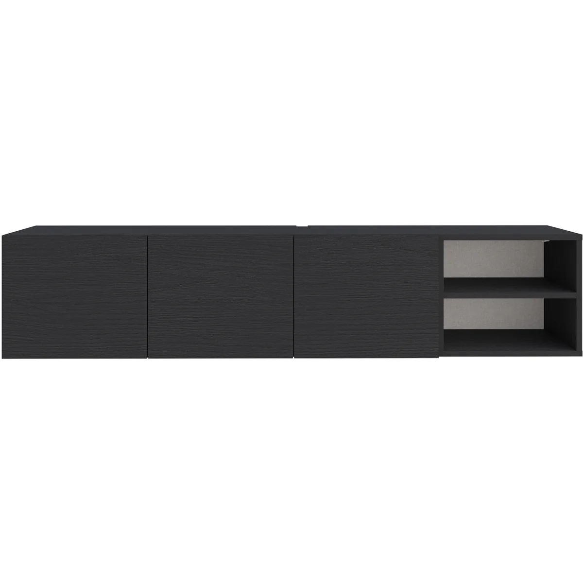 Conrad 180cm Floating TV Stand - Black Wood – image 4