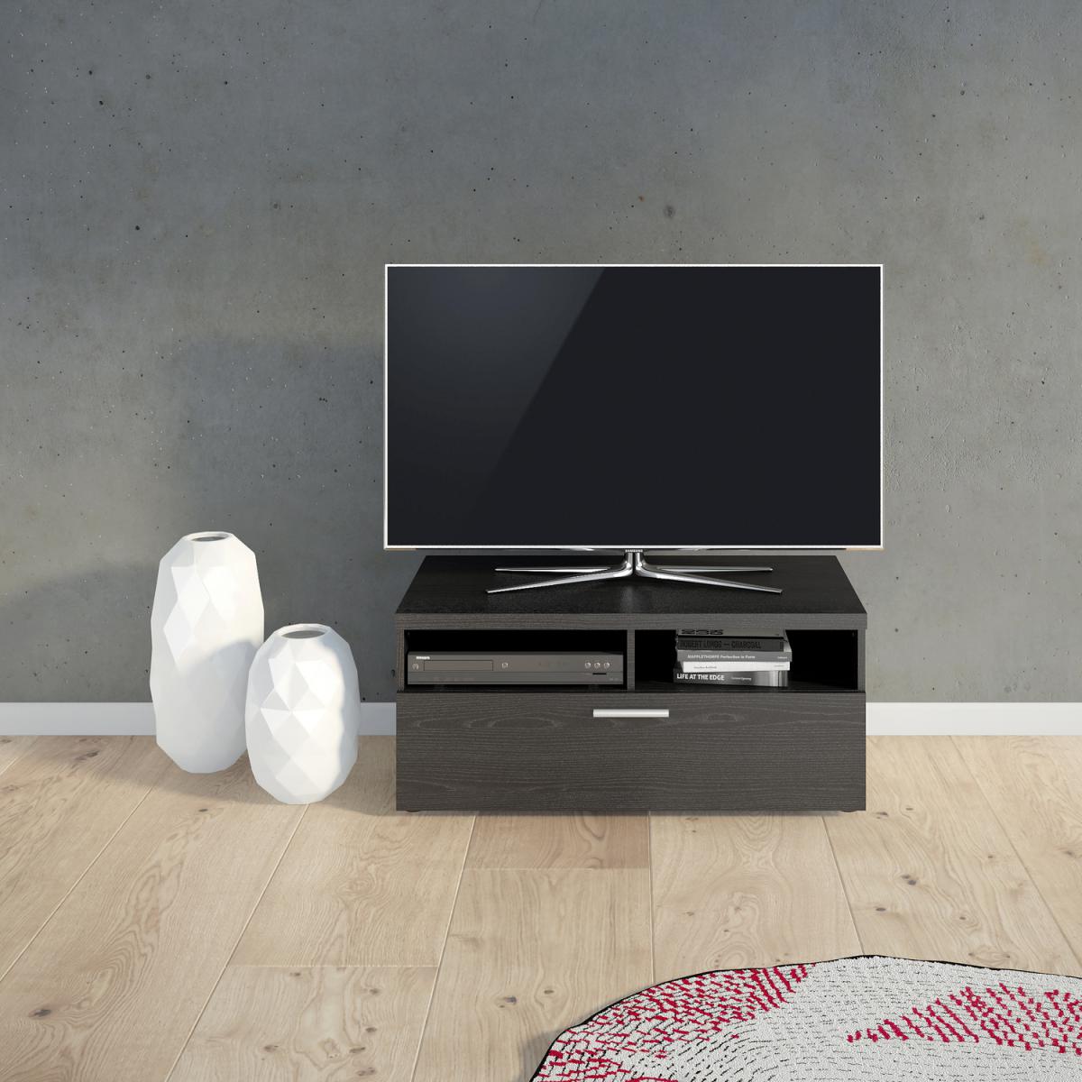 Matera TV Unit One Drawer Two Shelves  - White – image 7