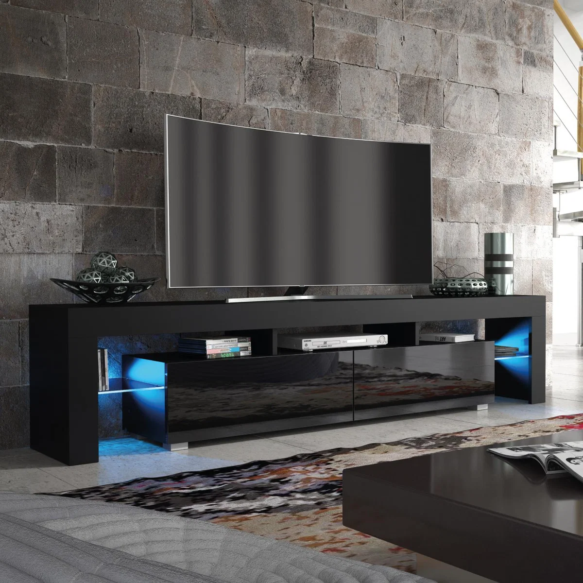 Nova TV Unit 200cm - Black