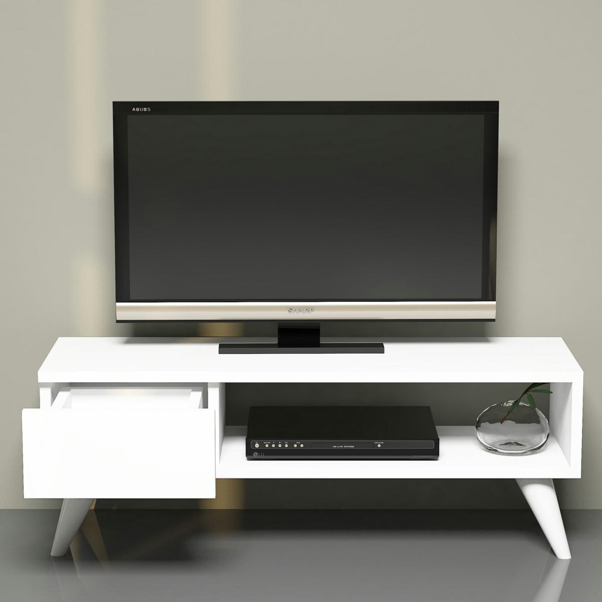 Maya - TV Stand New - White – image 2
