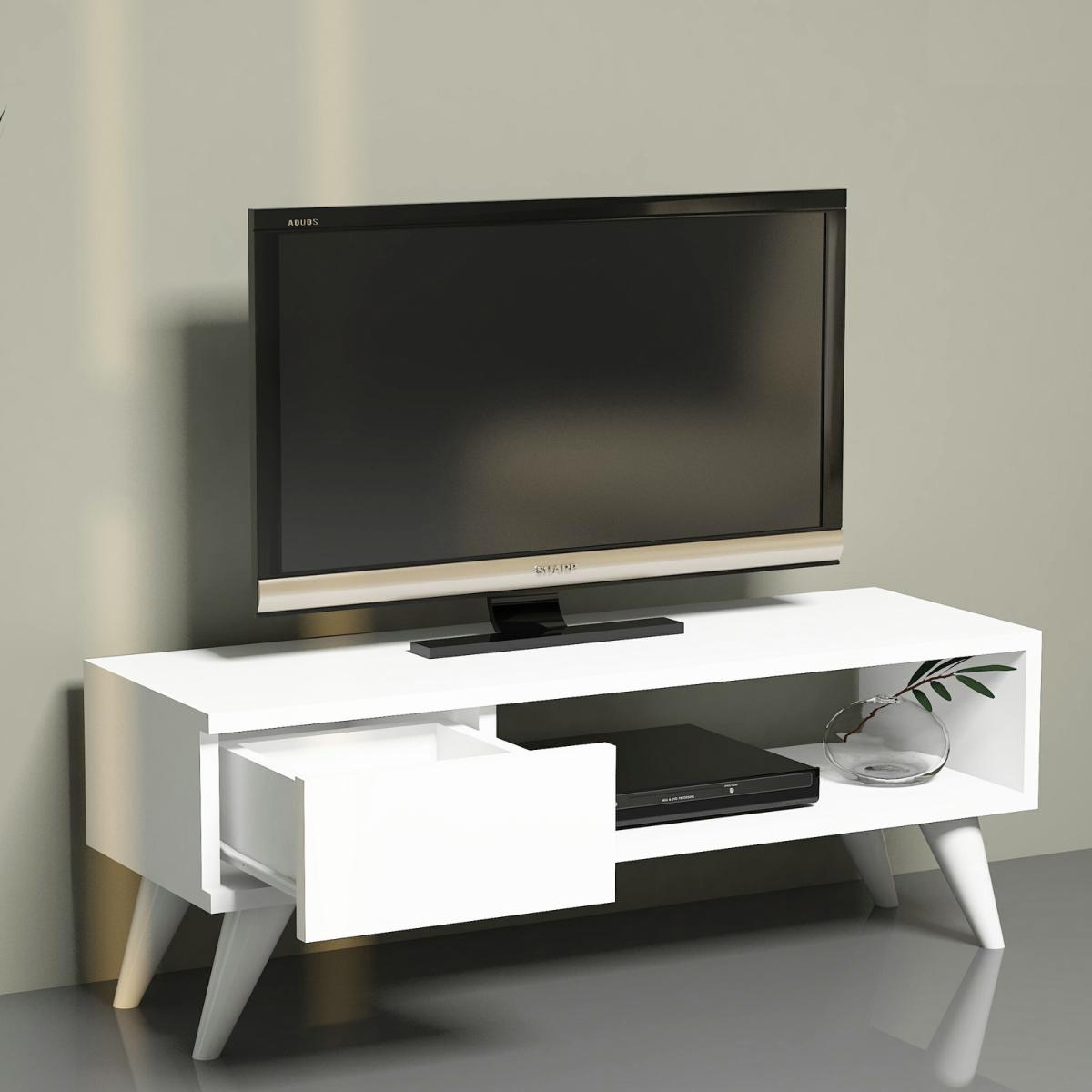 Maya - TV Stand New - White – image 3