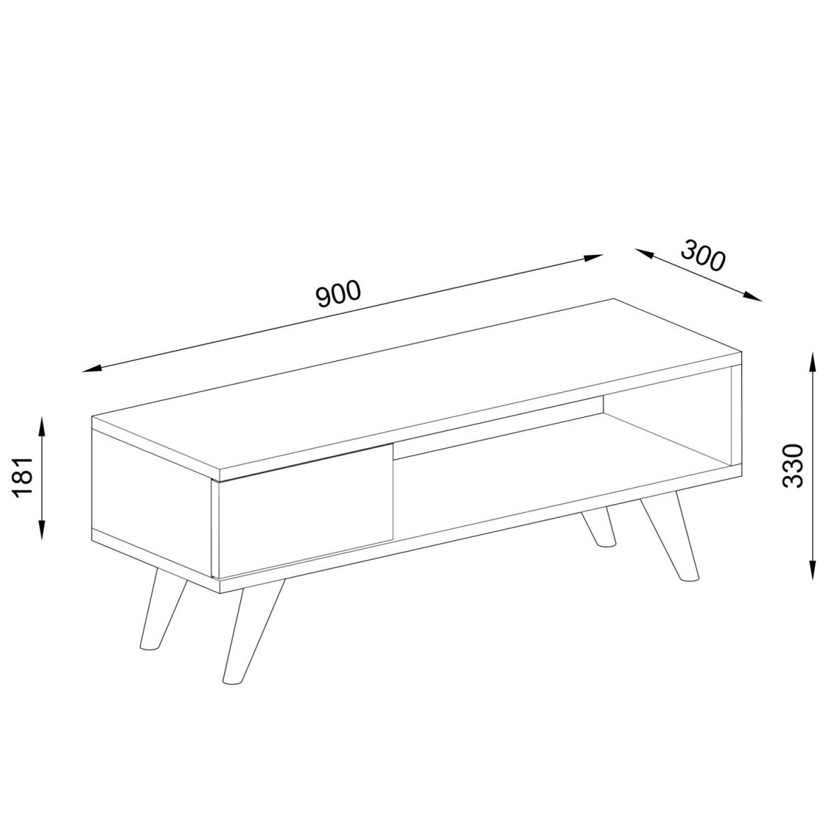 Maya - TV Stand New - White – image 5