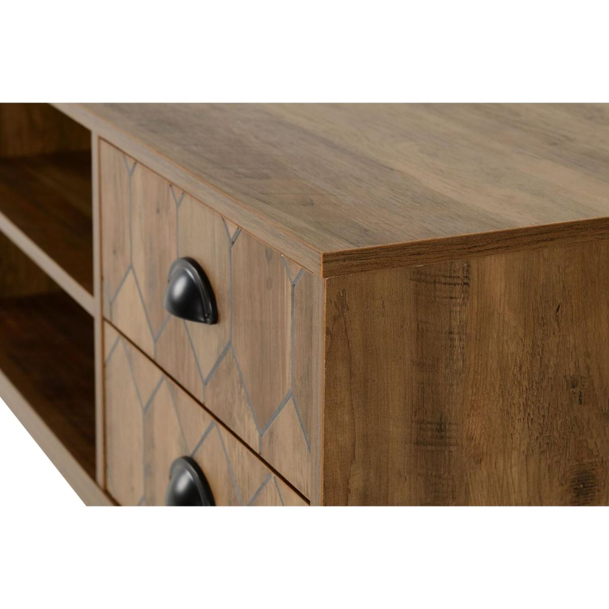 Ottawa One Door Two Drawer TV Unit - Oak Effect – image 6