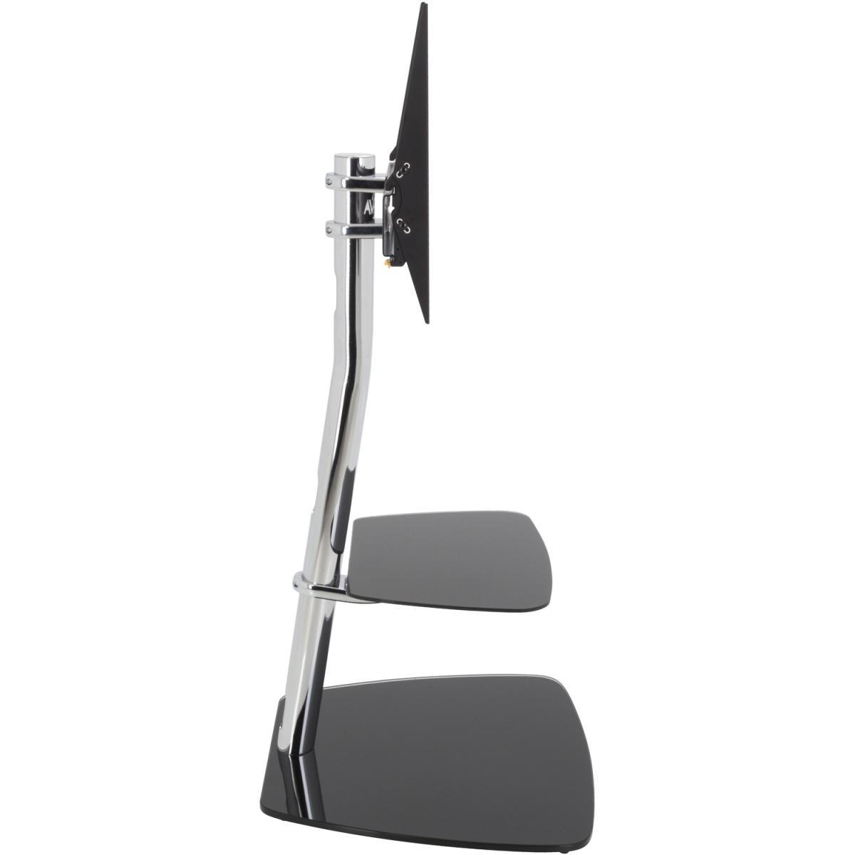 Iseo Corner Pedestal TV Stand - Black – image 5