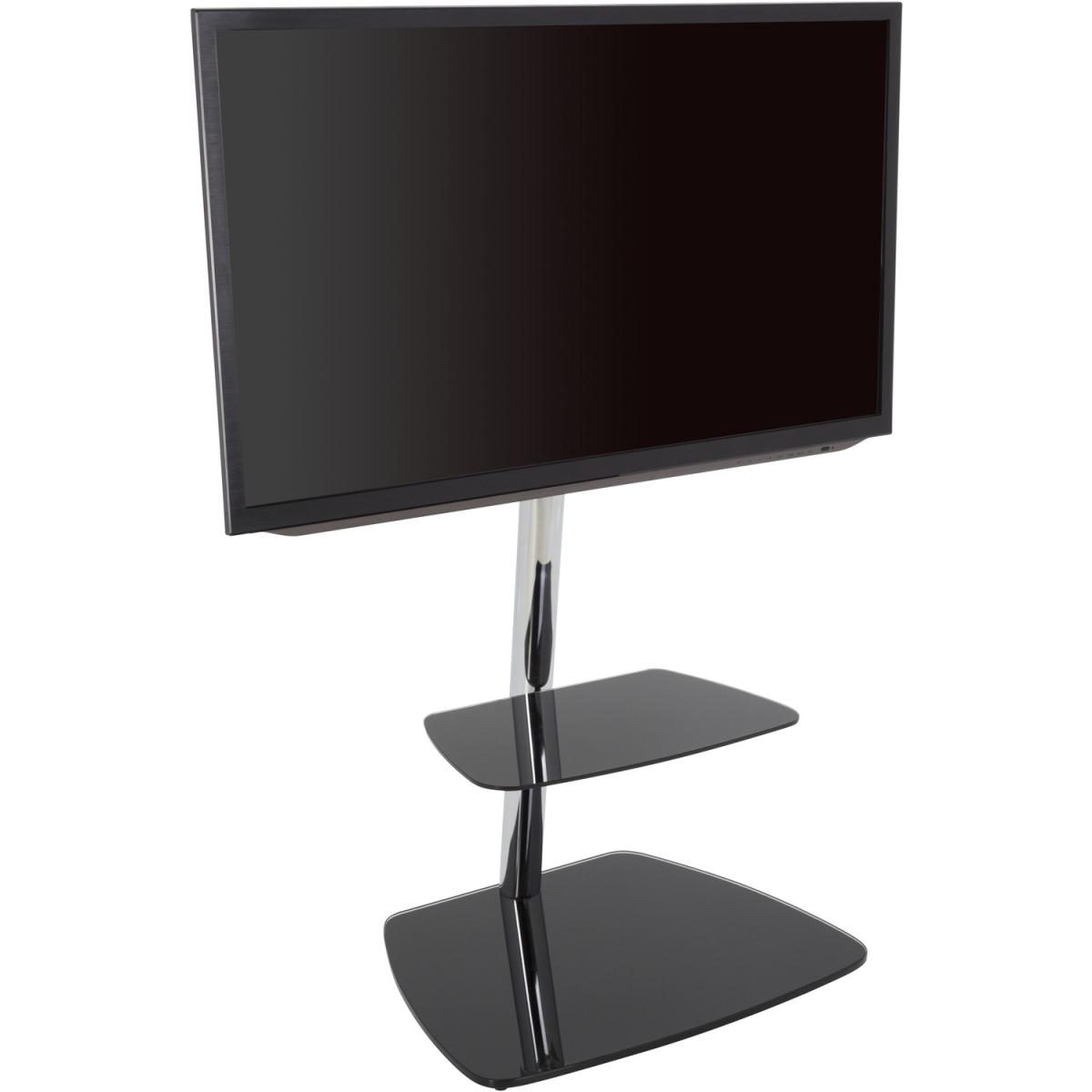 Iseo Corner Pedestal TV Stand - Black – image 7