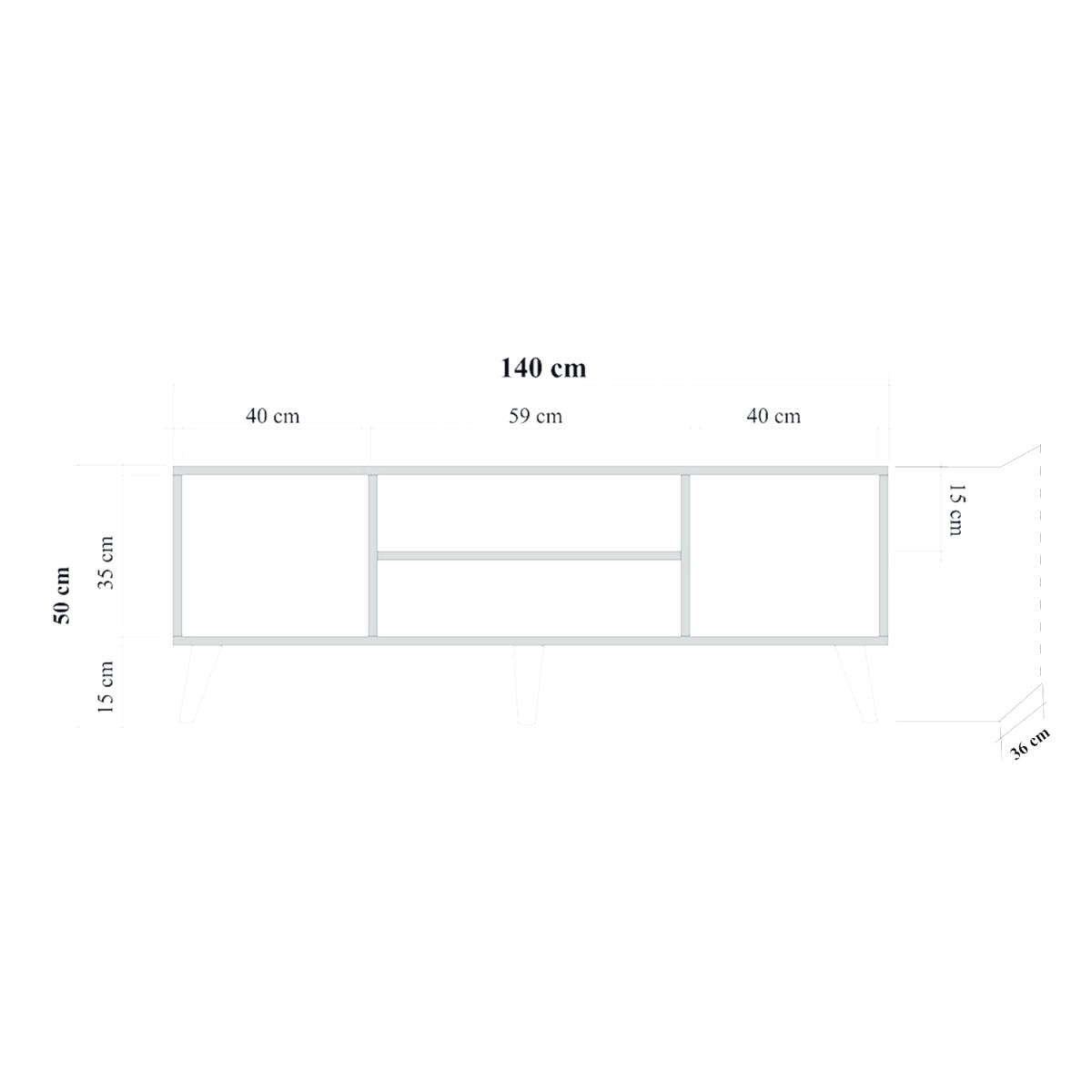 Truva - TV Unit  - Oak – image 10