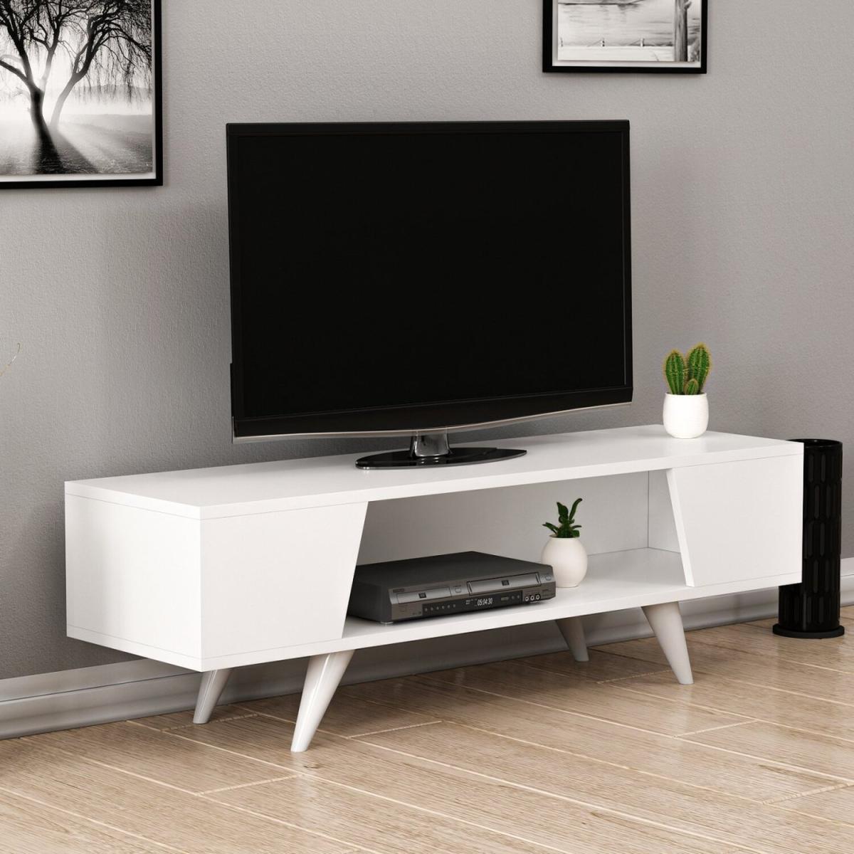 Nouby Modern TV Unit  White - White – image 2