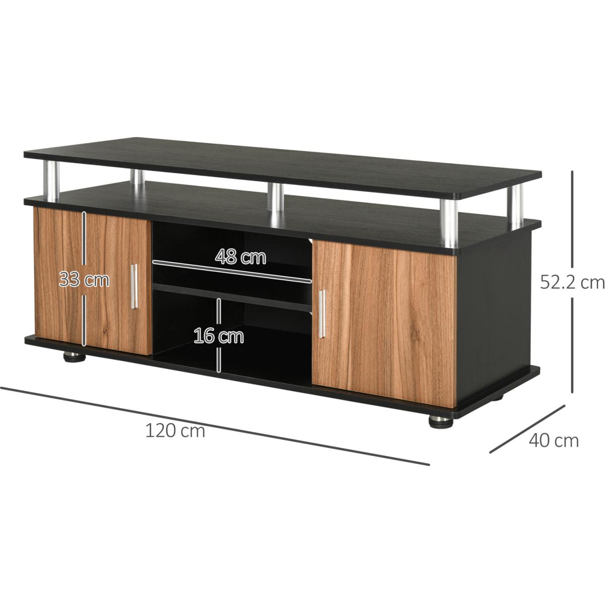 TV Cabinet Stand Entertainment Center 120cm - Grey – image 11