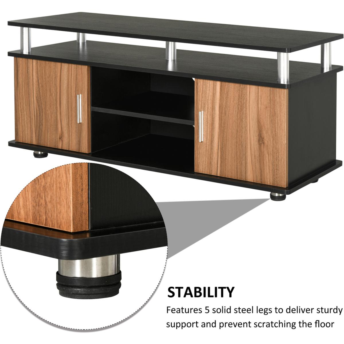 TV Cabinet Stand Entertainment Center 120cm - Grey – image 12