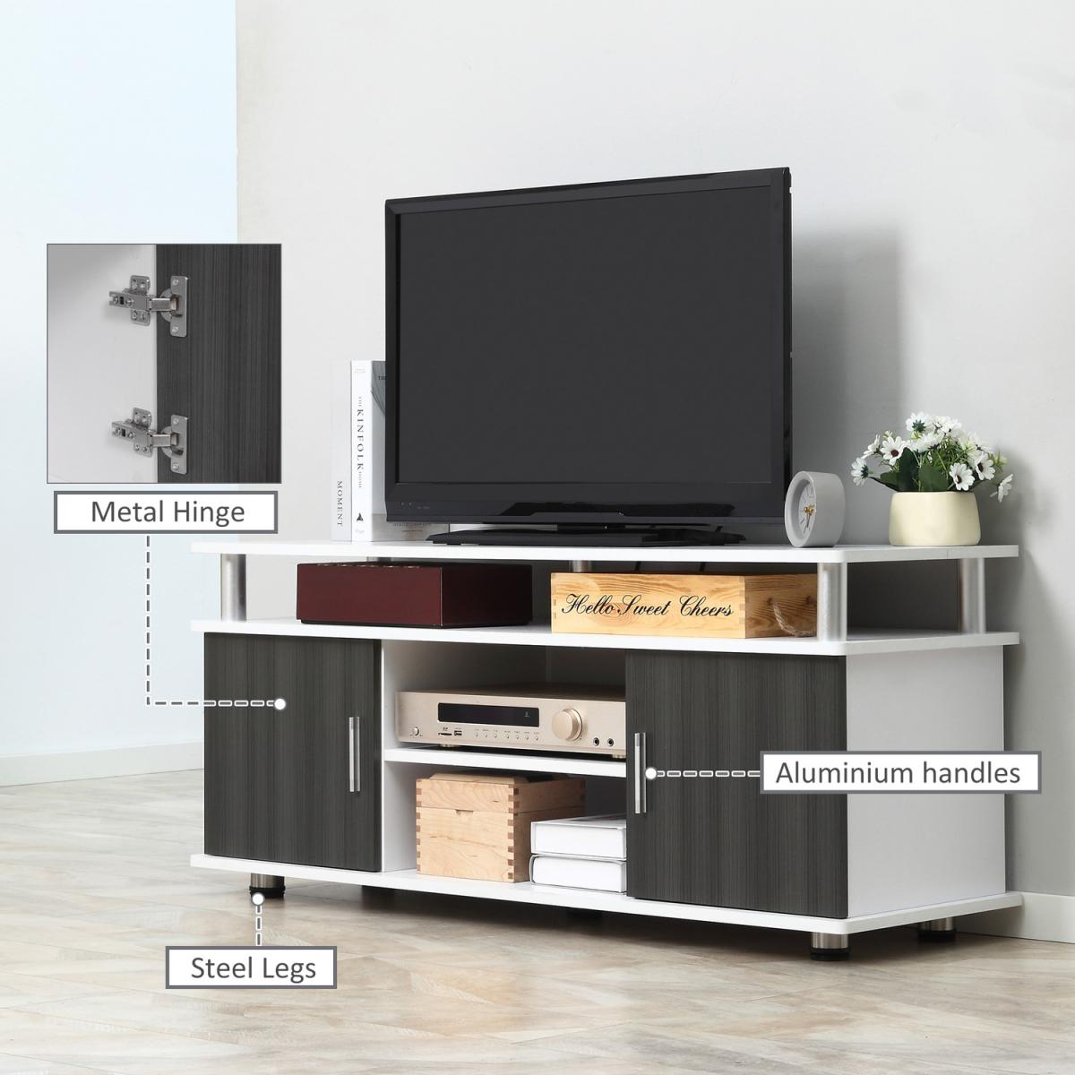 TV Cabinet Stand Entertainment Center 120cm - Grey – image 3