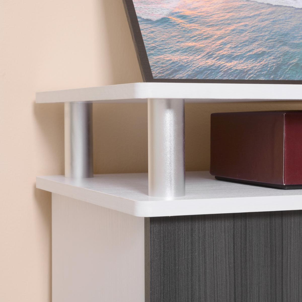TV Cabinet Stand Entertainment Center 120cm - Grey – image 6