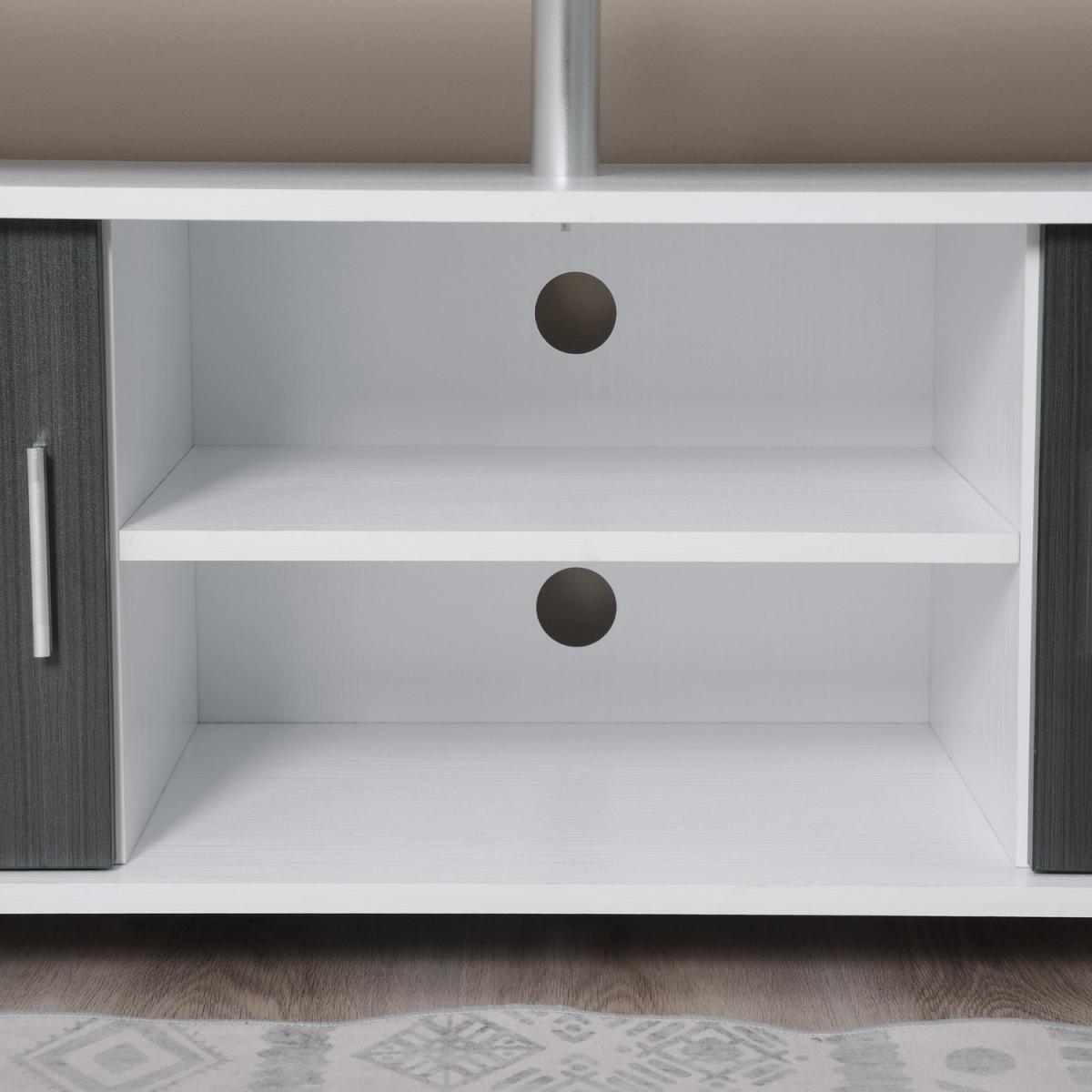TV Cabinet Stand Entertainment Center 120cm - Grey – image 8