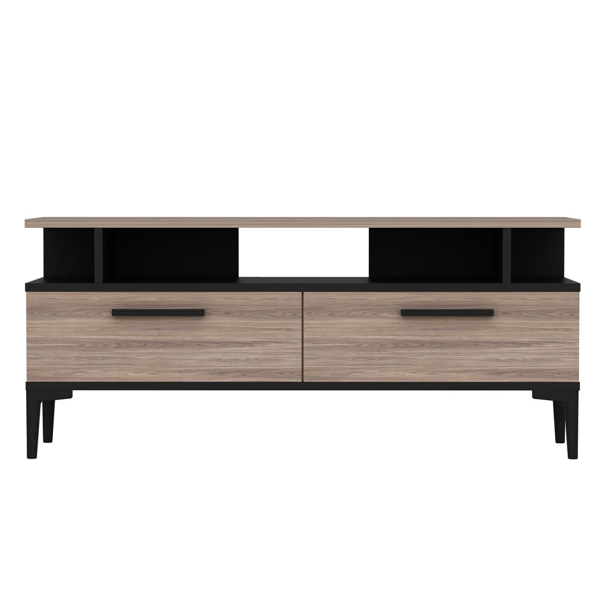 Sery Modern - TV Stand - Taupe and Black – image 5
