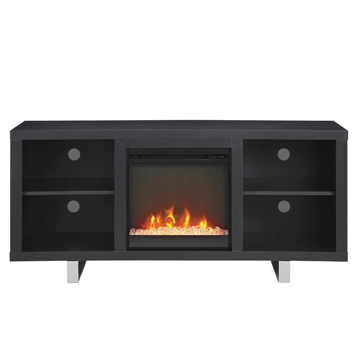 Dante Electric Fireplace TV Stand - Black – image 3