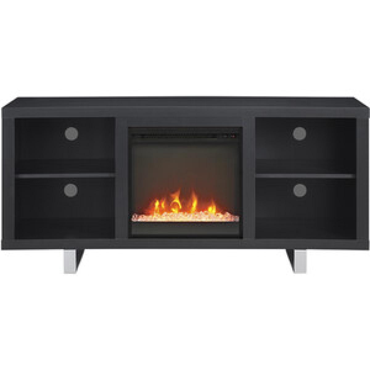 Dante Electric Fireplace TV Stand - Black – image 6