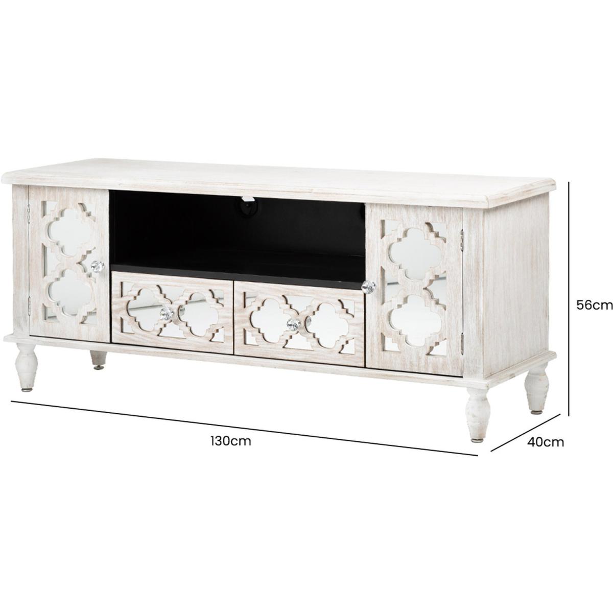 Hampton Beach Wooden TV Entertainment Unit - Natural – image 3