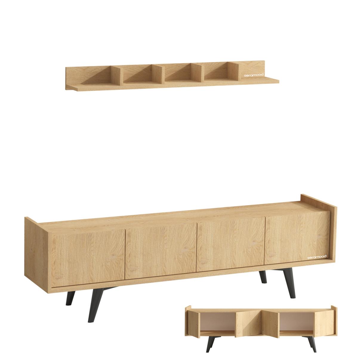 Henbury TV Unit - Oak – image 3
